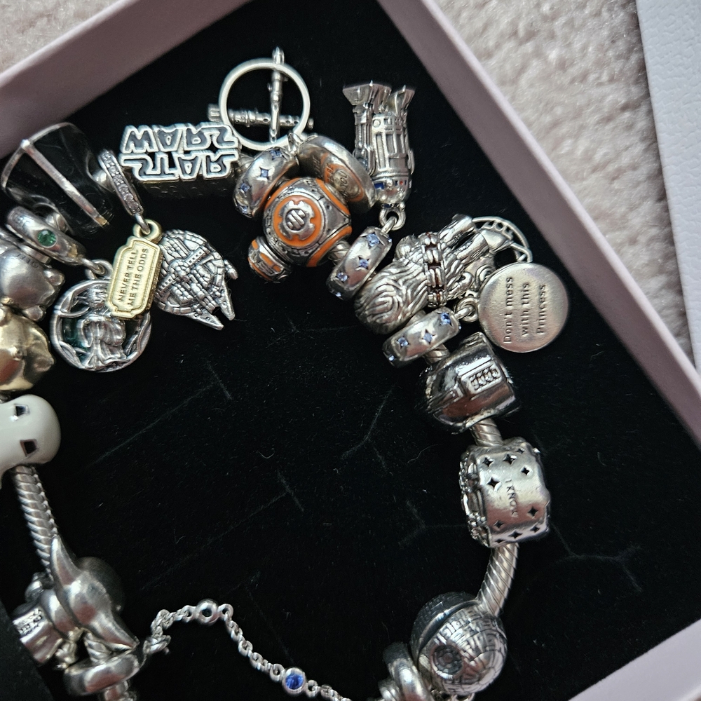 Pandora Star Wars Charm Bracelet Authentic - Picture 4 of 4